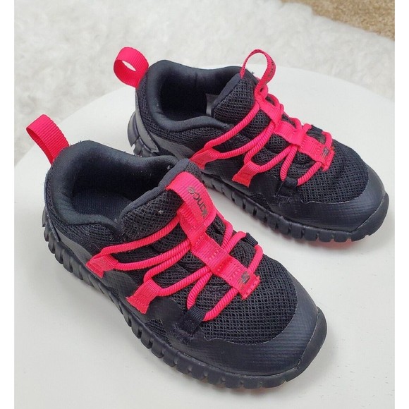 New Balance Kids Playgruv Sneaker, Toddler  Size 8M, Black/Pink - Picture 2 of 7
